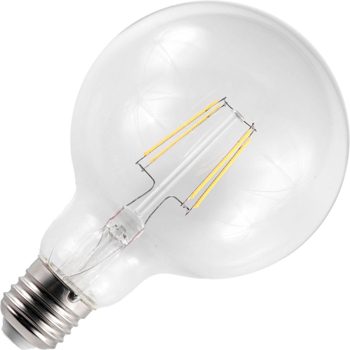 Schiefer led filament e27 bol 4.5w g95x135mm 2700k helder dimbaar
