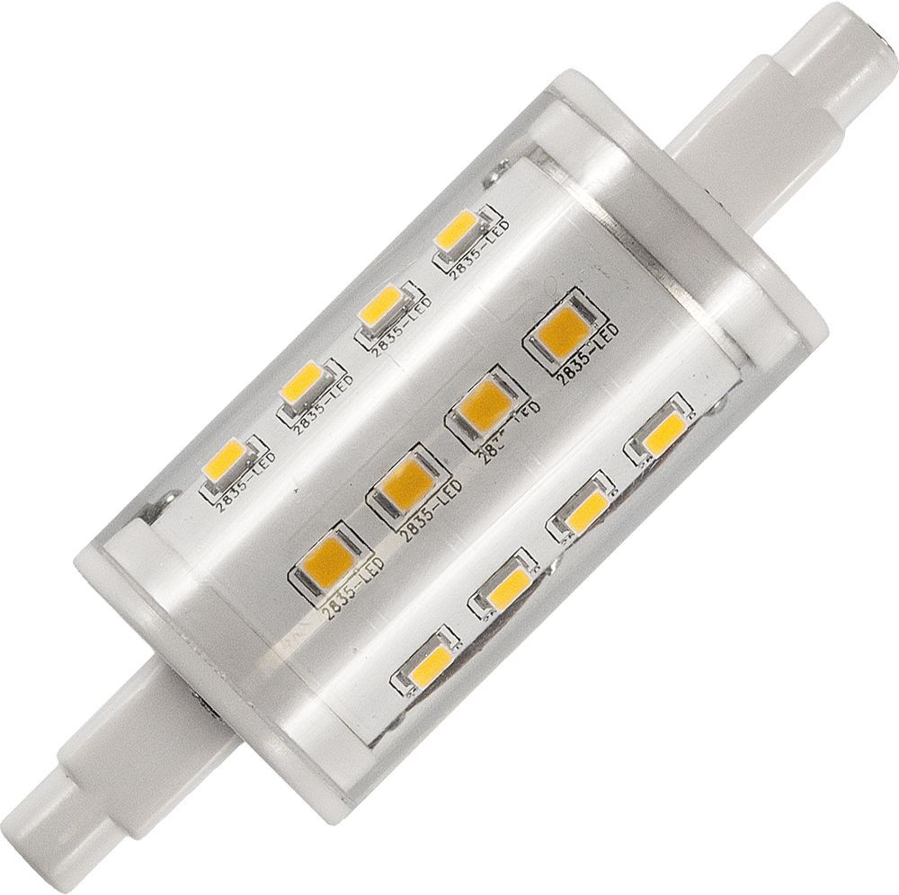 Schiefer  R7s Ø25x78mm 450Lm 5W 3000K 830 360° AC 85-265V Clear Non-Dim