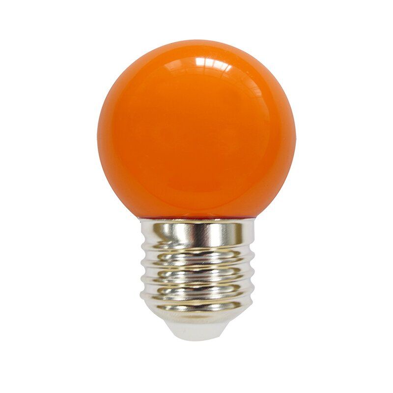 LED Bulb in Drop Shape 2W Orange E27