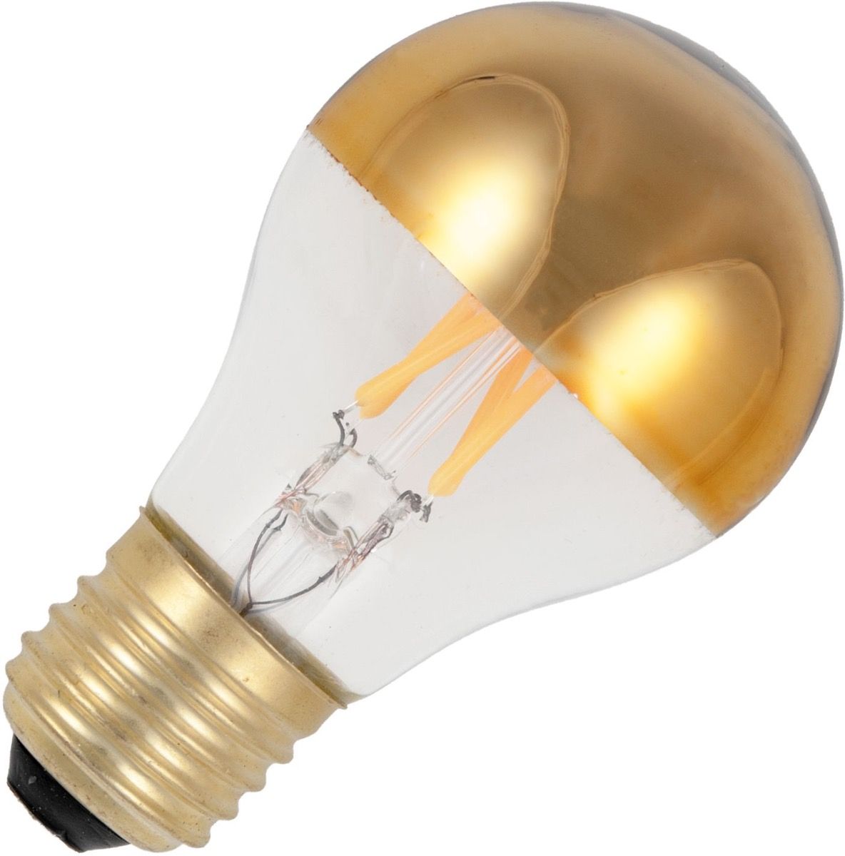 Schiefer led filament e27 gls top-spiegel 4w a55x105mm 2200K 922 goud