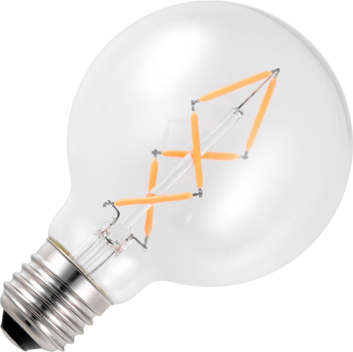 Schiefer led filament e27 gls deco 3w g80x120mm helder dimbaar