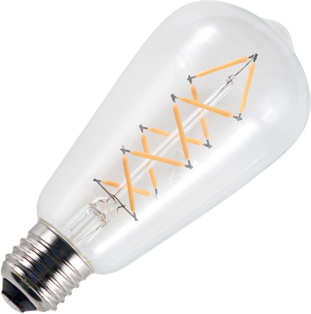 Schiefer led filament e27 rustika deco 5w st64x140mm 2200k cl dimbaar