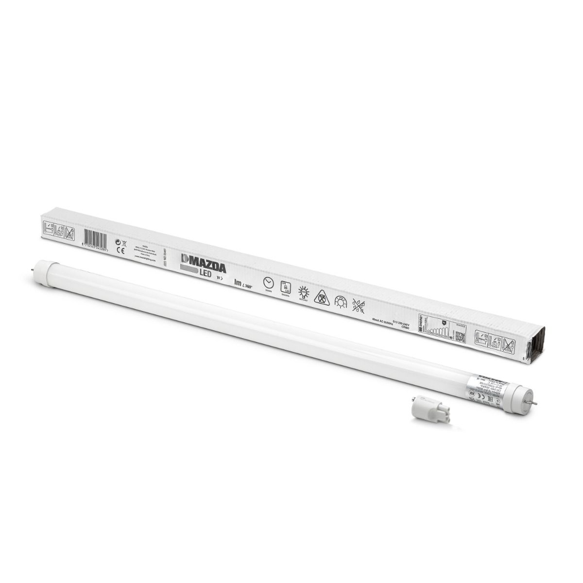 T8 LED Buis 150cm | 20W 4000K 2200Lm 840 Mat | Mazda