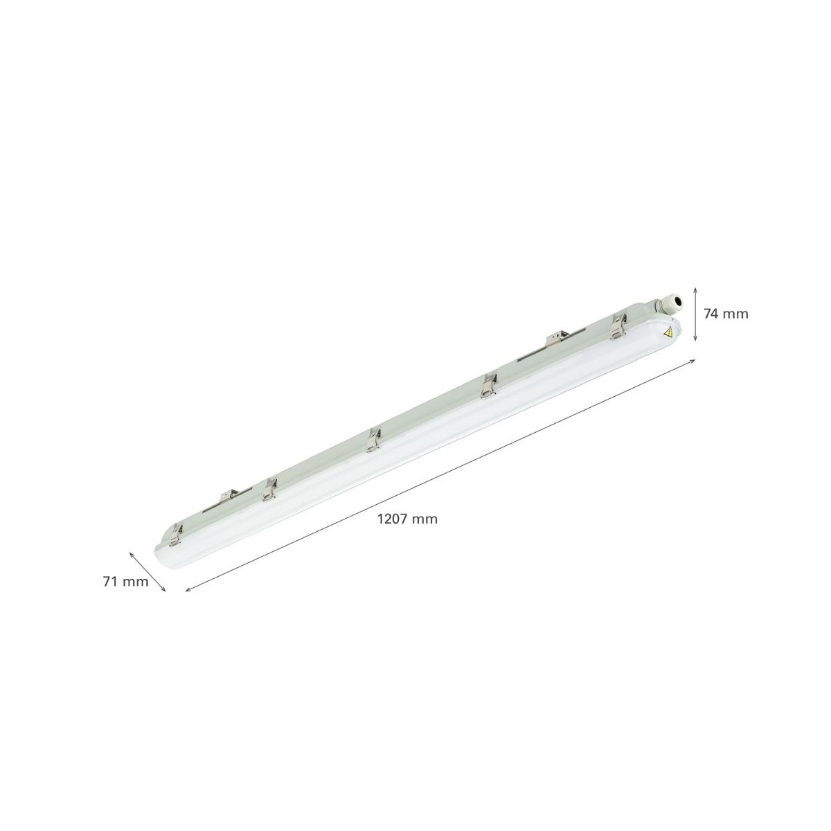 Mazda LED Armatuur Waterdicht 120cm | 30W 4000K 3600Lm 840 | IP65 | Mazda