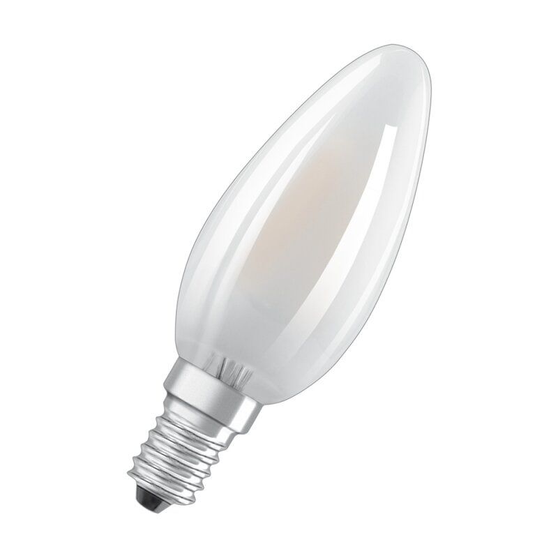 Osram E14 Led Kaarslamp | 5W=40W 2700K | Mat 827 Dimbaar