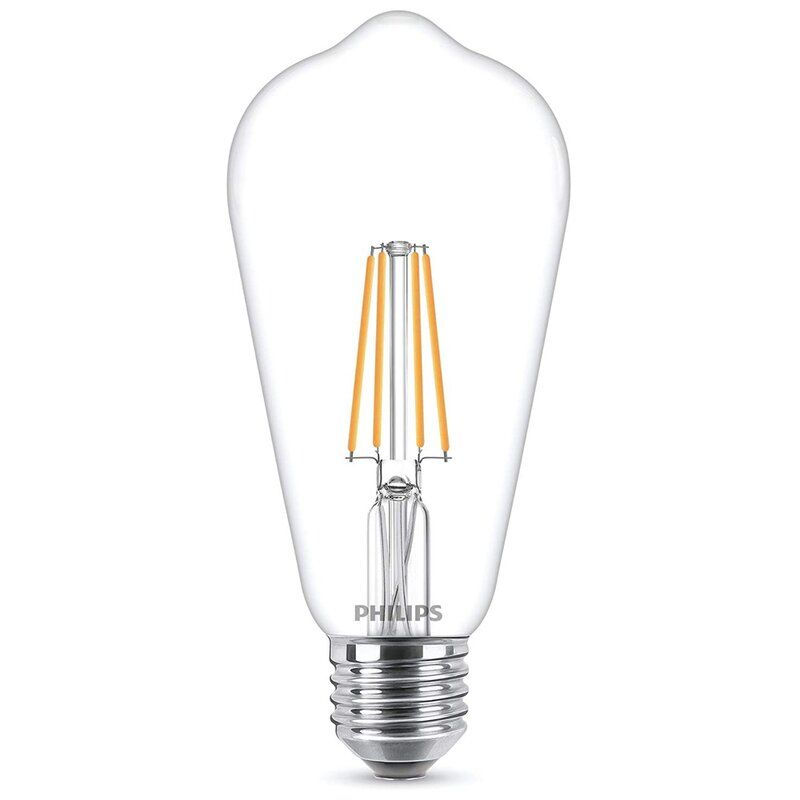 Philips E27 Edison Lamp ST64 | 5.5W=40W 2700K | 827 Dimbaar