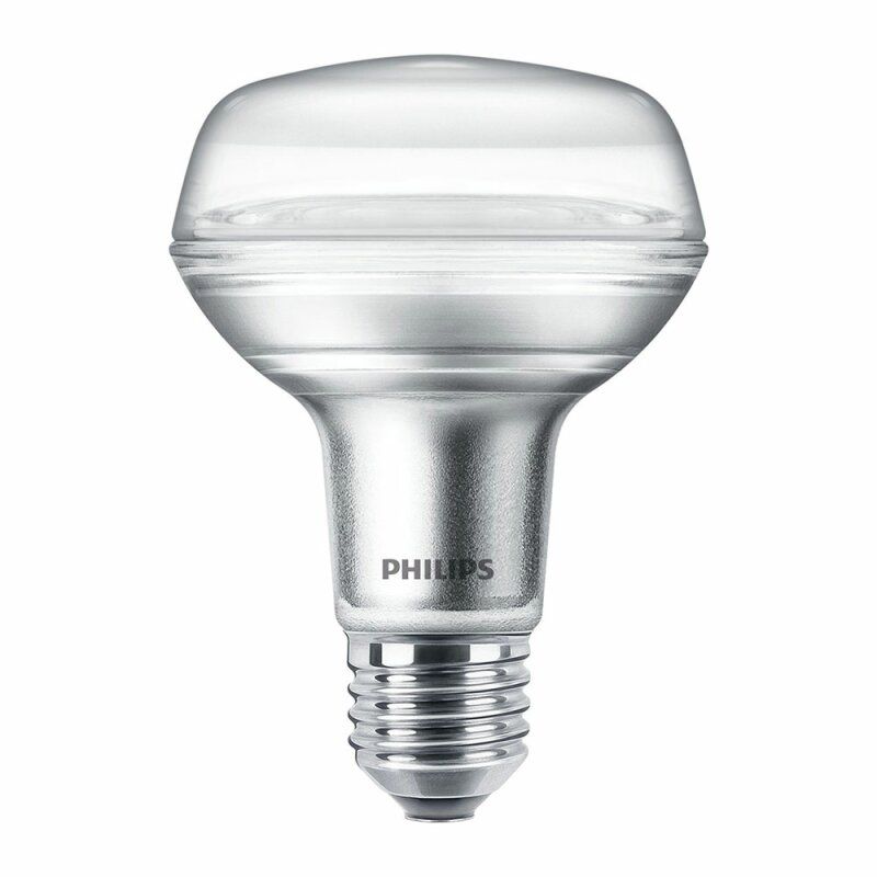 Philips E27 R80 Led Reflectorlamp | 4.2W=60W 2700K | Dimbaar