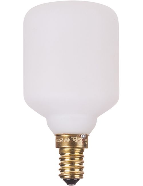 Pope LED E14 Fila Cylinder T50x95mm 250Lm 4W 2500K 925 Opal Frosted 230V Dim