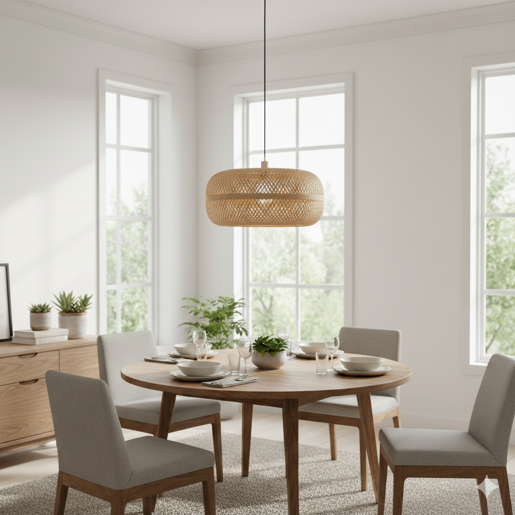 Good&Mojo Bamboe LED Hanglamp Palawan | 1X E27 Max 60W | Naturel