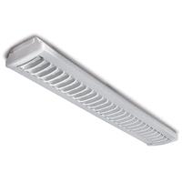 Sylvania SYLMASTER PL T8 2x58 PC witgelakt lamellenrooster