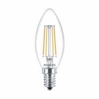 Philips E14 Led Kaarslamp | 4W=40W 2700K | 827