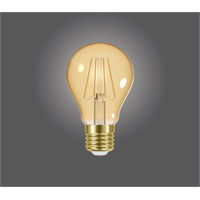 Prolumia LED lamp, peer, E27, 320°dimbaar, filament 3.7W, 2200K, flame, 310 Lm