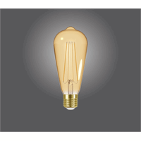 Prolumia LED lamp, peer, E27, 320°, filament 5W, 2200K, flame, 470 Lm