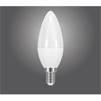 Prolumia LED lamp, kaars, E14, 280°, dimbaar 6.2W, warm wit (2700K), 480 Lm