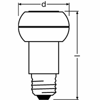 Ledvance PR50DIM4030 3,5W/827 220-240VE27FS1