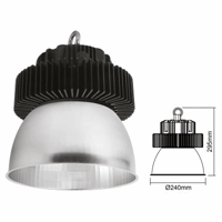 Megaman LED LUSTER 110/250W ALUMINIUM KAP 90 GRADEN 4000K HIGH BAY