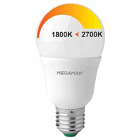 Megaman LED A60 DIM TO WARM 9.5/60W 1800-2700K U-DIM