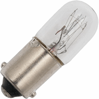 Schiefer signaallamp ba9s 2w 10x28mm 130v 2500k c-6a