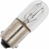 Schiefer signaallamp ba9s 5w 10x28mm 220v 2500k 5.000h