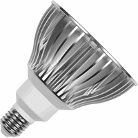 Schiefer led lamp e27 par38 15w 120x120mm 4000k dimbaar
