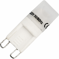 Schiefer  G9 T15x36mm 100Lm 1.5W 2700K 827 350° AC 230V Dim Silicone Frosted