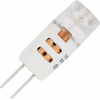 Schiefer ledlamp g4 1.2w t10x32mm dc 10-30v 2700-3000k dimbaar