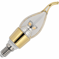 Schiefer  E14 Candle Tip C35,5x135 320Lm 4.5W 3000K 830 AC 230V Gold Dim