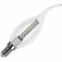 Schiefer  E14 Tip Candle C35x125mm 145Lm 3W 2700K 827 AC 230V Clear