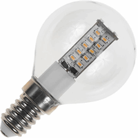 Schiefer  E14 Ball G45x75mm 85Lm 3W 2700K 827 AC 230V Clear