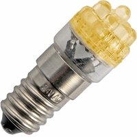 Schiefer  8x Single LED T18x45mm 24V 20mA AC/DC Yellow 25Khrs