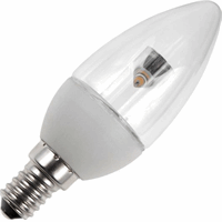 Schiefer  Candle LED C36x101mm 220-240V 4W AC 3000K 200Lm Clear Dim