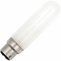 Schiefer  Ba22d T28x110mm 220-240V 25W CC-5A Frosted 1.000hrs