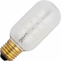Schiefer  E27 Deco T45x108mm 220-240V 40W Clear 1.000hrs