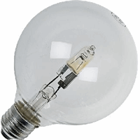 Schiefer halogeenlamp e27 bol 18w 95x133mm 230/240v 2800k