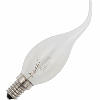 Schiefer  E14 Tip Candle C35x125mm 235V 40W C-3A RC Clear 1.500hrs