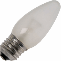 Schiefer  E27 Candle C35x95mm 235V 40W C-5A RC Frosted 1.000hrs