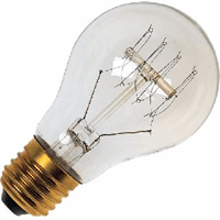 Schiefer  E27 Deco GLS 60x105mm 220-240V 60W Clear 3.000hrs Imitation Carbon