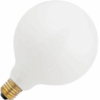 Schiefer gloeilamp E27 globe 40w 125x172mm 230v opaal