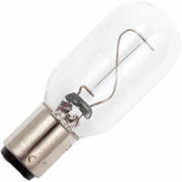 Schiefer  T25x70mm 24V 18W Clear 1.500hrs 12CD