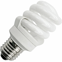 Schiefer spaarlamp e27 T3 spiraal 11w 47x98mm 2700k opaal