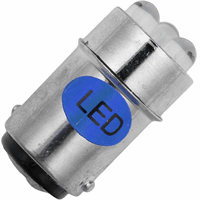 Schiefer  3x Single LED T16x35mm 48V 20mA AC/DC Blue 20Khrs