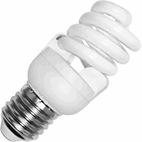 Spl  E27 T2 Full Spiral 9W 39x91 470Lm 827 2700K 230V