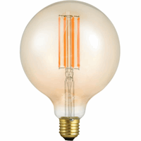 Spl  E27 Fila Globe G125x180 230V 550Lm 8W 920 AC Goud Dim