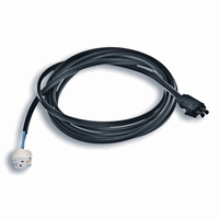 Macbright  siliconesnoer AMP/G4-6,35 100cm Zwart