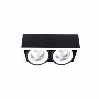 MacBright LED Downlighter | 40W 3000K 3.942Lm | IP20 | Squat 2-LED