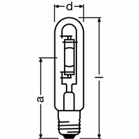 Ledvance HQI-T 250W/D PRO E40 FLH1