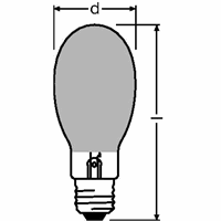 Ledvance HQI-E/P 250W/D E40 RWL1