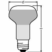 Ledvance 64543R63 CLA 46W 230V E27 FS1