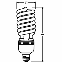 Ledvance DPRO TWIST 80W/865 220-240V E40 FS1