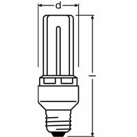 Ledvance DINT LL 14W/827 220-240V E27 FS1